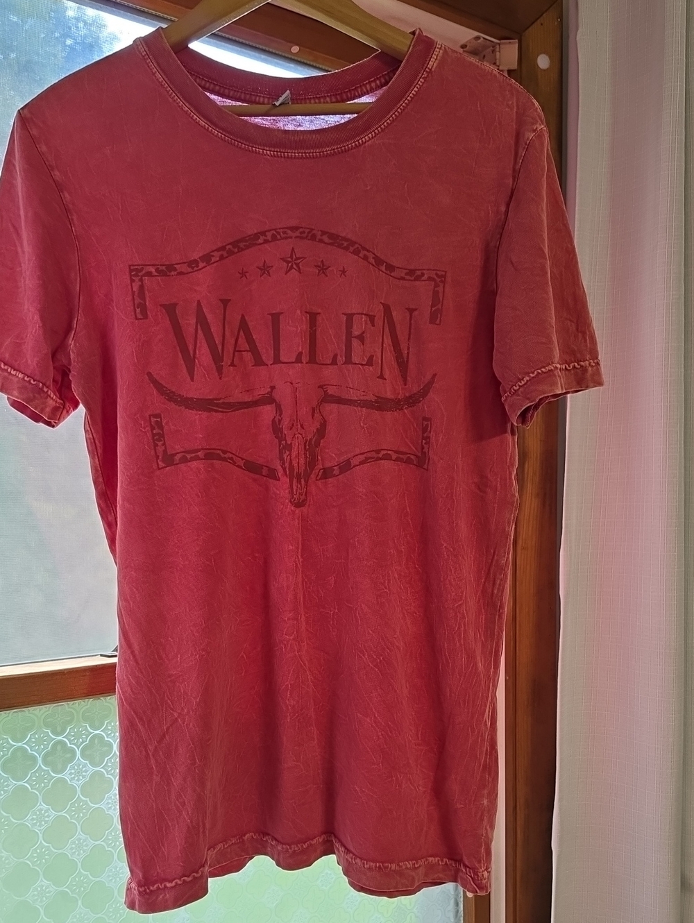 M. Wallen Red Graphic  T-Shirt